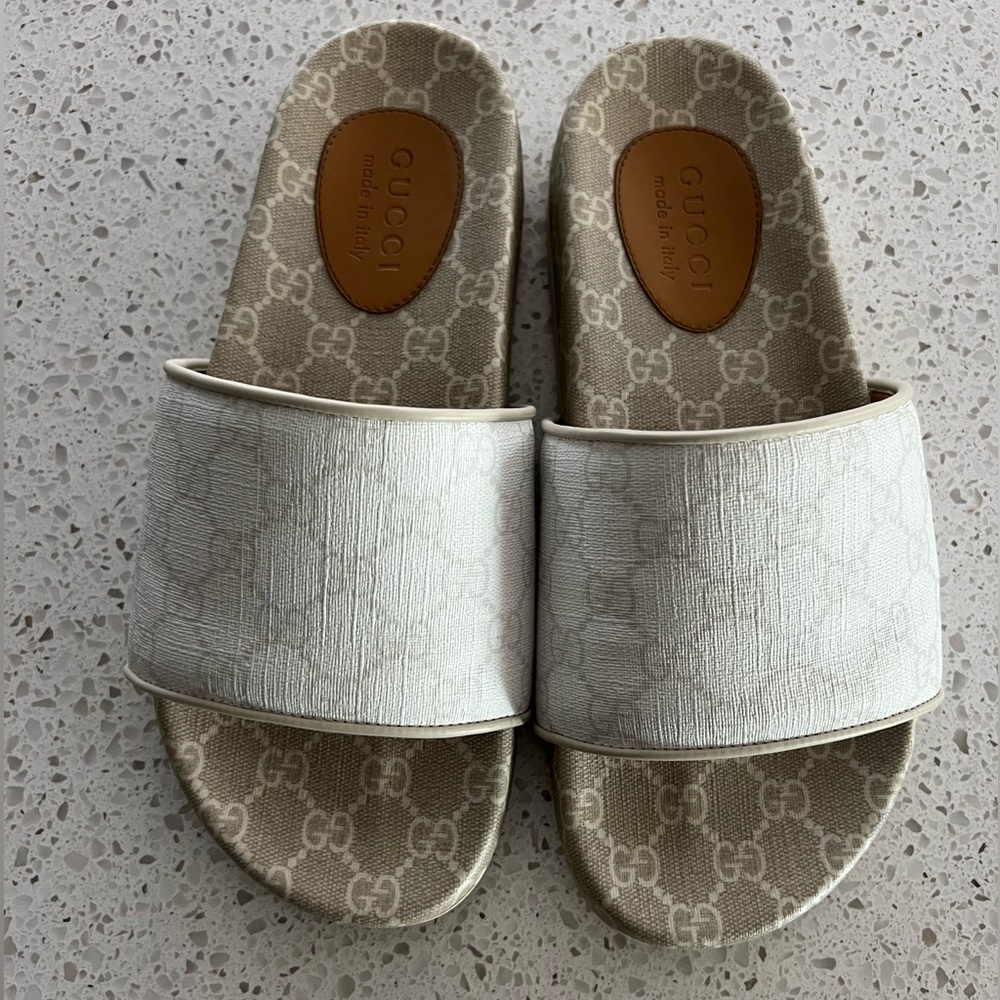Gucci platform slides